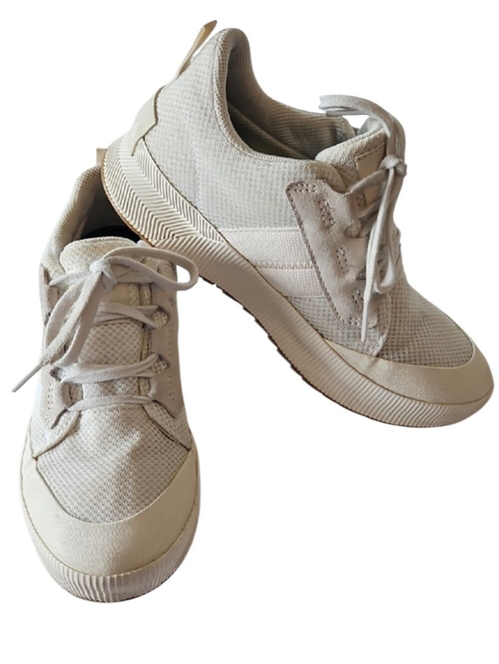 Sorel Womens Out N About III White Sneakers Size 8